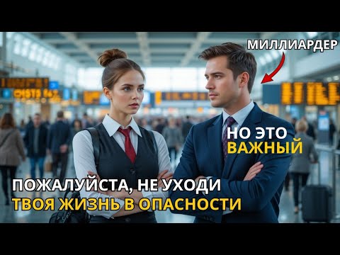 Видео: Официантка убеждает миллиардера не садиться на рейс — самолёт падает, но она знала нечто