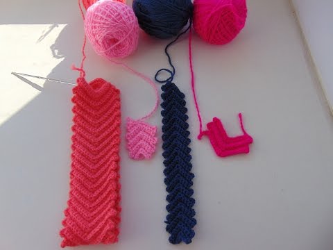 Видео: Вязание крючком Ленточка-Ажурная.