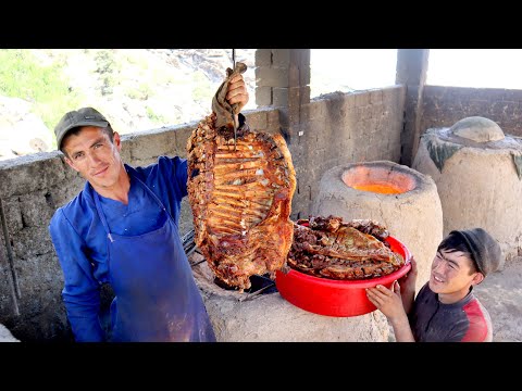 Видео: 20 Баранов в день!!! Тандыр Гушт. Узбекистан | 20 Sheep a day!!! Tandoor lamb meat. Uzbekistan |