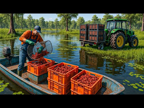 Видео: FS25 - ферма раков - рыбалка и доставка