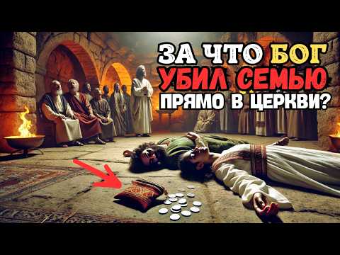 Видео: Они хотели сесть на два стула, но ЖАДНОСТЬ стала приговором. За что Бог поразил Ананию и Сапфиру?