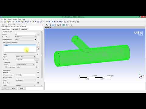 Видео: Урок 1.3. Задание граничных условий в CFX-Pre (ANSYS Workbench Fluid Flow)