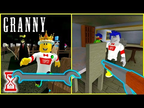 Видео: Прикрываю подписчиков в опасных ситуациях | Roblox Granny