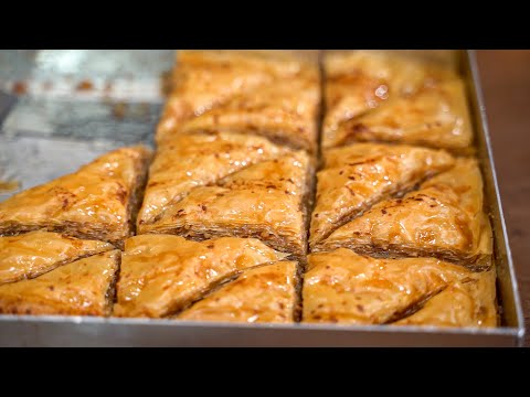 Видео: Этот секретный материал делает пахлаву идеальной - профессиональный рецепт пахлавы