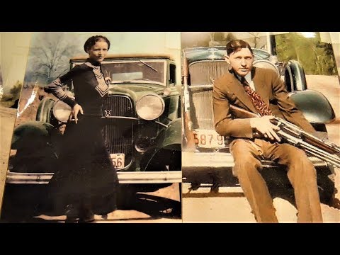 Видео: Последние часы «Бонни и Клайда» и «Место засады» (Гибсленд, Луизиана)