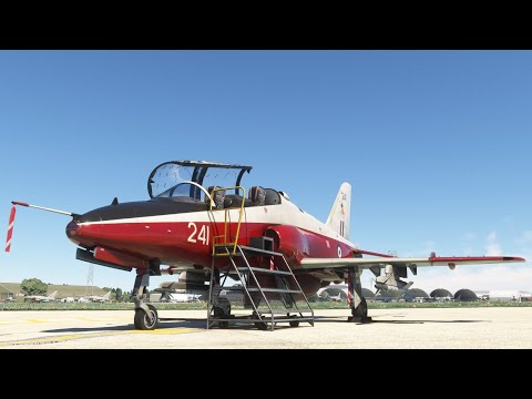 Видео: Запуск JustFlight BAE Systems Hawk T1A в холодной и темной среде Microsoft Flight Simulator