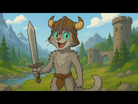 Видео: Реакция кота на Скайрим