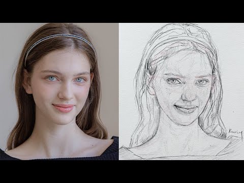Видео: Совершенство портрета: изучите метод Лумиса для портретной живописи карандашом
