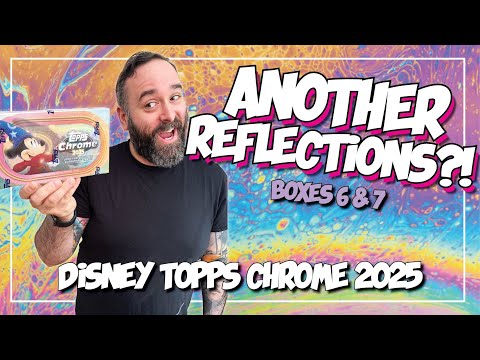 Видео: И набросок?! Открываю две коробки с игрушками Topps Chrome Disney 2025