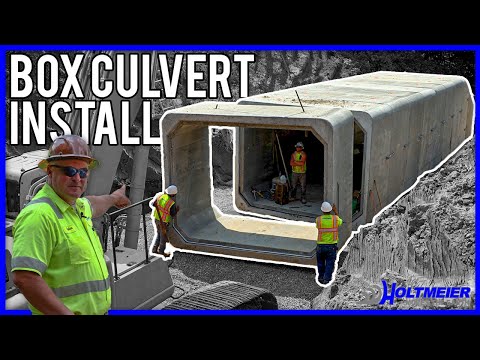 Видео: Установка водопропускной трубы Kerns Drive Box