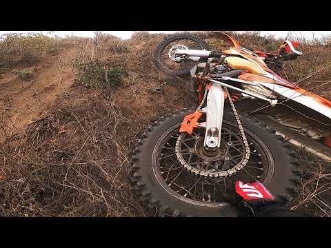 Видео: Штурм лесных подъёмов на КТМ 450
