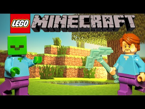 Видео: Лего Майнкрафт анимация | Часть 1 (Выживание)