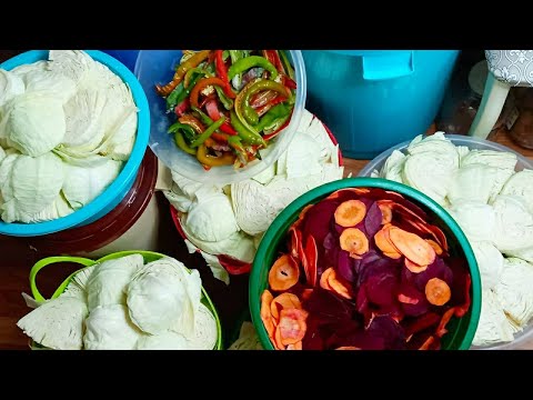 Видео: СОЛЮ 100 КГ КАПУСТЫ‼️ ПИКУЛИ‼️ЗАКАЗ КЛИЕНТА‼️100kg Cabbage SALAD.  ￼