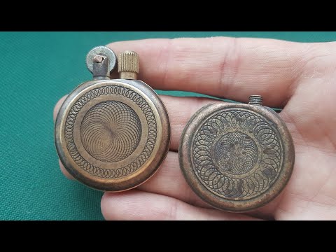 Видео: Круглая зажигалка 19 века ОБЗОР