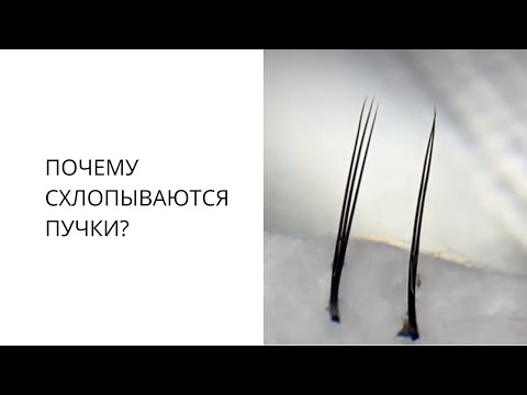 Видео: ПОЧЕМУ СХЛОПЫВАЮТСЯ ПУЧКИ? КАК ПРАВИЛЬНО ПОГРУЖАТЬ ПУЧОК В КЛЕЙ? ВЫСТРАИВАЕМ ГЕОМЕТРИЮ ПУЧКА