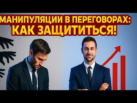 Видео: Манипуляции в переговорах: 5 конкретных техник противостоять манипуляции, давлению и провокациям