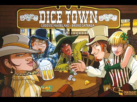 Видео: Дайс Таун Настольная игра Dice Town