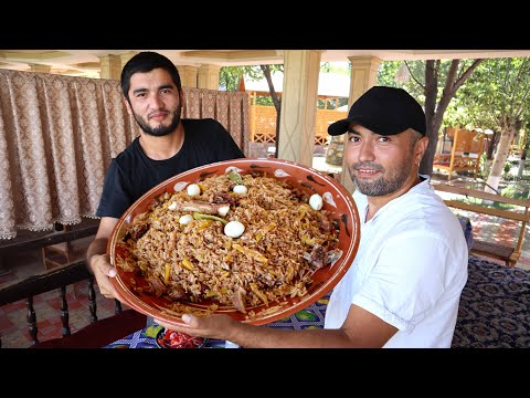 Видео: Чайхана плов Узбекский (Андижанский Вариант) Асака Чунтак чойхона | Андижанский плов