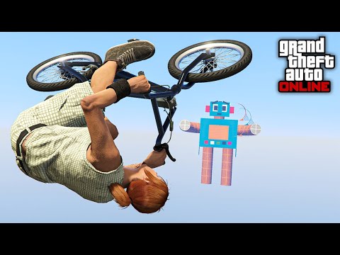 Видео: Впервые на BMX скилл тестах в GTA Online