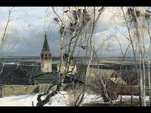 Видео: 💗 Пишем вместе картину маслом Грачи прилетели. Художник преподаватель Александр Григорьев