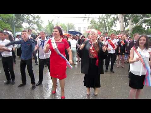 Видео: флешмокр 2015 Байконур школа №1 последний звонок