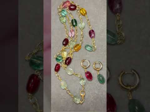 Видео: #11 Переделка старых бус из цветного треснутого кварца