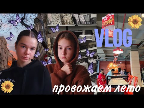 Видео: VLOG: последний день лета| прогулка, канцелярия