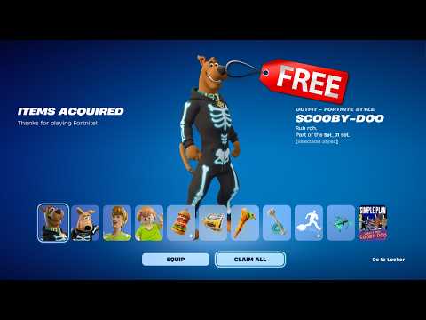 Видео: Как получить СКУБИ-ДУ БЕСПЛАТНО в Fortnite!