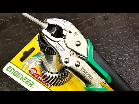 Видео: Плоскогубцы с фиксатором ENGINEER (PZ-65) 185 мм для извлечения винтов/болтов — лучше, чем у конк...