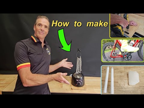 Видео: Натрите цепь воском — простой и дешевый способ