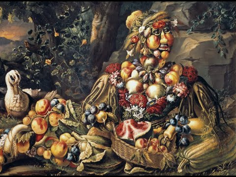 Видео: Картины Джузеппе Арчимбольдо  (1526-1593) Arcimboldo, Giuseppe