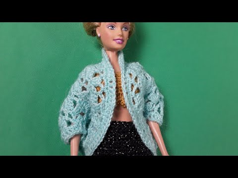 Видео: Кокон кардиган для Барби. Cocoon Cardigan. Мастер-класс.