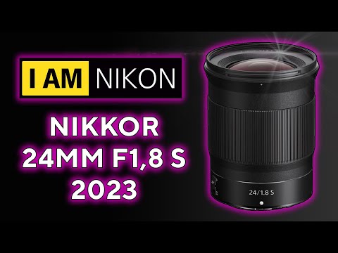 Видео: Объектив nikkor Nikon 24mm F1.8 S z6 z50