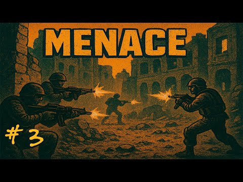 Видео: Menace Demo - 3 "Напряжённая оборона"