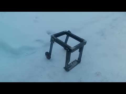 Видео: Скоба для выкопки чеснока готова.