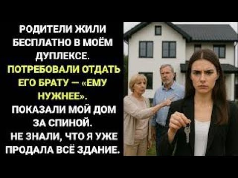 Видео: Мои родители жили бесплатно, а потом попытались отдать мой дом брату