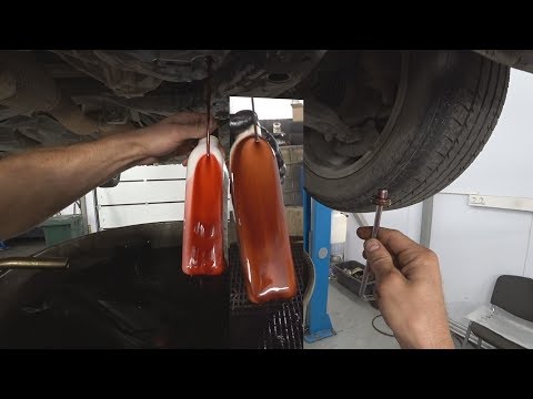 Видео: Camry 50 3,5/73000км/ 13г. в. Полная замена масла в АКПП с фильтром.