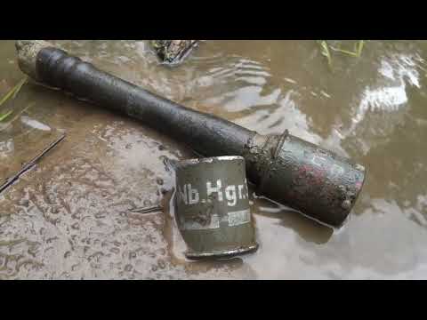 Видео: Немцы бросили это на дно реки, Раскопки в железной реке Юрий Гагарин
