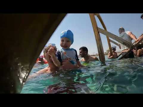 Видео: Tropitel Sahl Hasheesh, купаемся в лагуне 