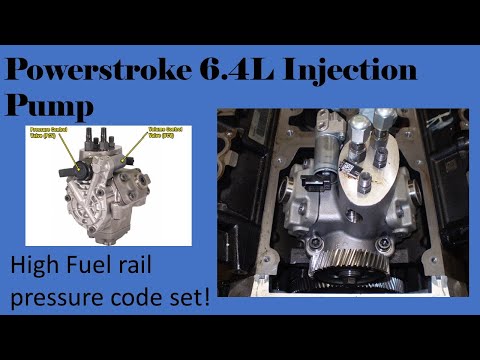 Видео: Powerstroke 6.4L, комплект кодов высокого давления в топливной рампе.