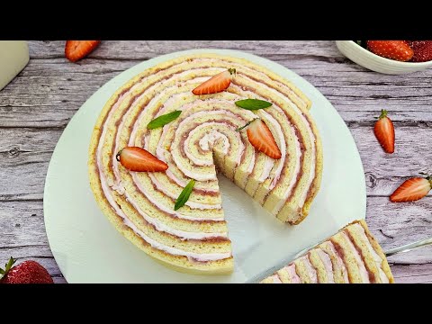 Видео: Диетический ПП ТОРТ с вертикальными коржами. Торт - Рулет
