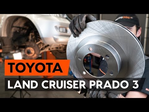 Видео: Как заменить передние тормозные диски на TOYOTA LAND CRUISER PRADO 3 (J120) [ВИДЕОУРОК AUTODOC]