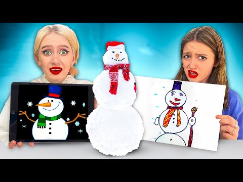 Видео: КОМПЬЮТЕРНАЯ ГРАФИКА VS РИСОВАНИЕ НА БУМАГЕ! - Челлендж !! Часть 2
