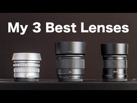 Видео: Мои 3 любимых объектива