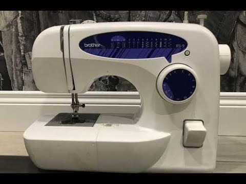 Видео: Швейная машина Brother RS-9. Нет  утяжки нижней строчки.