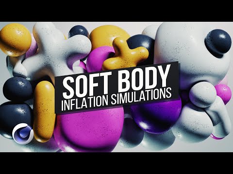 Видео: Потрясающая симуляция мягких тел! | Введение в динамику мягких тел в Cinema 4D