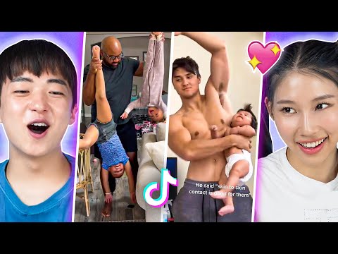 Видео: Корейцы реагируют на отцов, которые ведут себя как отцы в TikTok! | PEACH