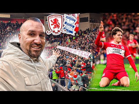 Видео: Невероятная АТМОСФЕРА и празднование победы «Мидлсбро» над «Бирмингемом» со счётом 2:1