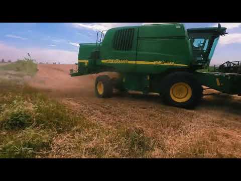 Видео: Збираємо Пшеницю John Deere 9640i wts