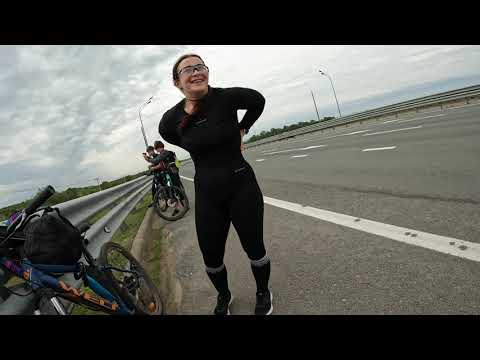 Видео: Вело ПВД с очень милой девушкой бодибилдершей